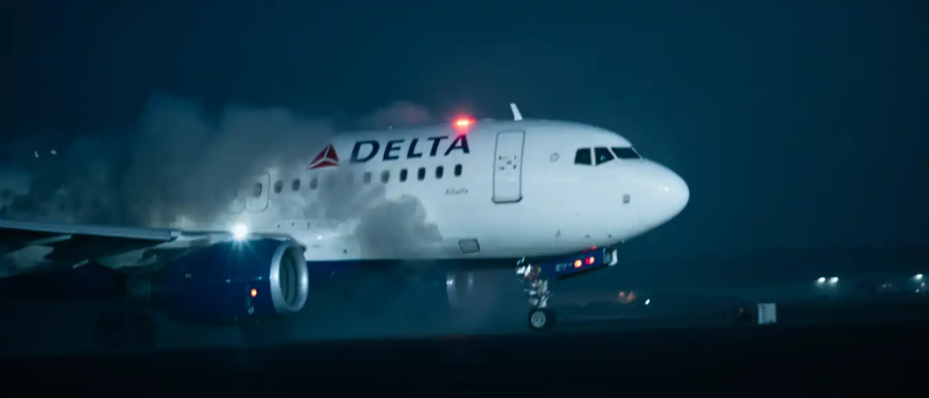 Тревожное утро в Атланте: дым в кабине пилотов заставил самолет Delta вернуться на землю