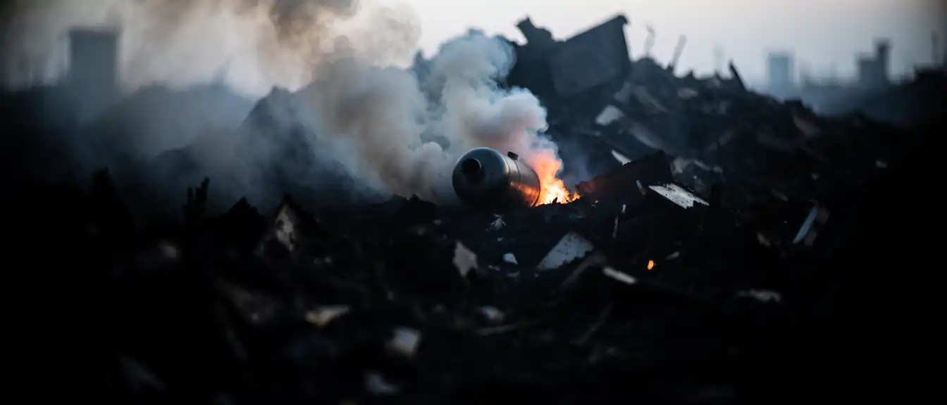 Газовый баллон под завалами мусора спровоцировал мощный взрыв в Колтушах