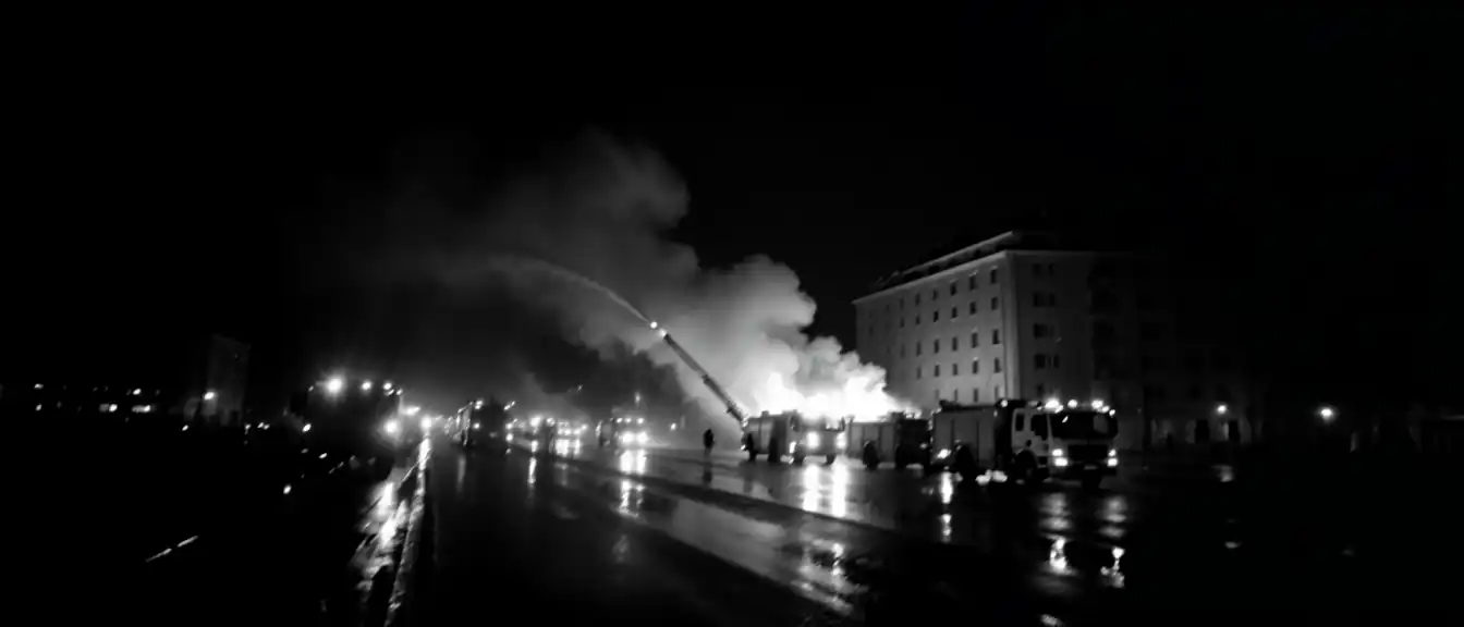 Пожар на Васильевском острове удалось ликвидировать без пострадавших и угрозы зданию факультета журналистики СПбГУ