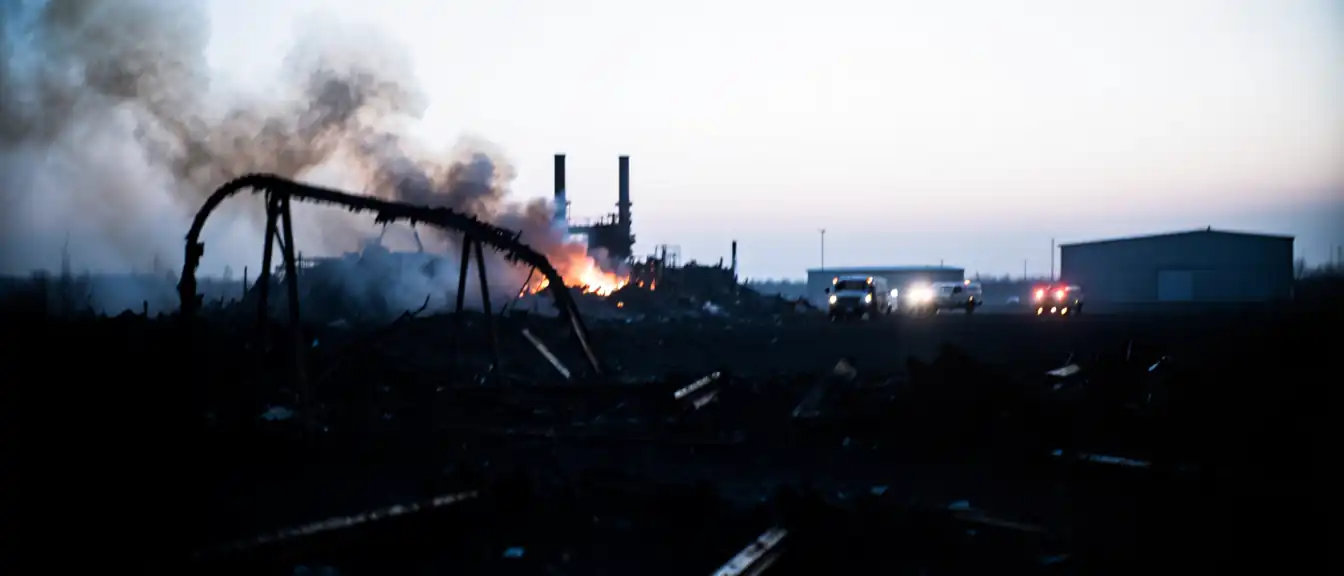 Пожарные ликвидировали крупное возгорание на заводе по выпуску пластика в Петушках