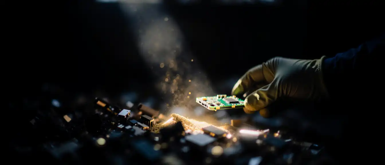 Рекордная стоимость золота и масштабные объемы электронных отходов стимулируют интерес к добыче драгметаллов из старой электроники