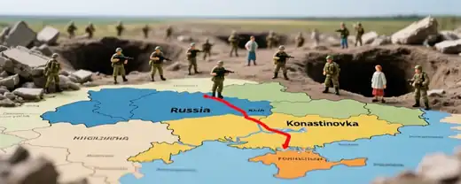 Путин Объявил О Наступающем Завершении Борьбы за Константиновку