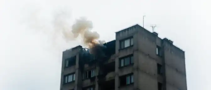 Удар по небесам: беспилотник атаковал жилой дом в Энергодаре