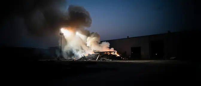 Огонь поглотил две с половиной тысячи метров: во Владимире ликвидировали крупный пожар на складе
