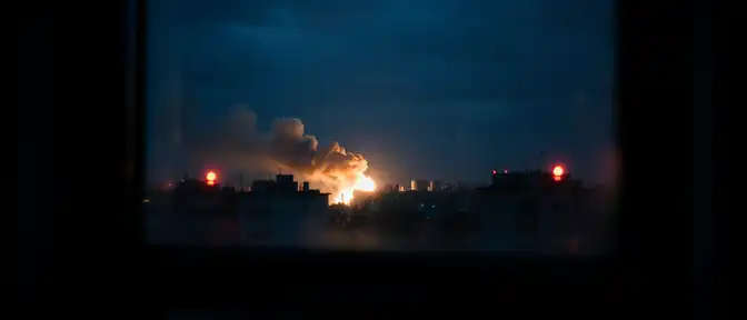 Ночной Киев под ударом: взрывы на фоне объявленной тревоги