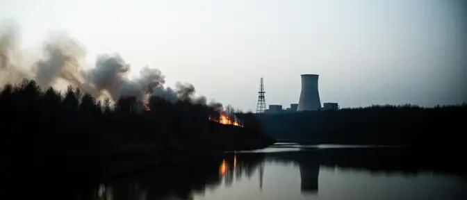 Огонь на берегах Припяти: радиационный фон в зоне Чернобыльской АЭС остается в норме