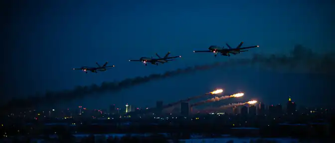 Ночная атака на столицу: под Москвой снова сбиты беспилотники