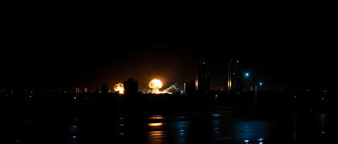 Ночной Киев под ударом: серия мощных взрывов потрясла столицу