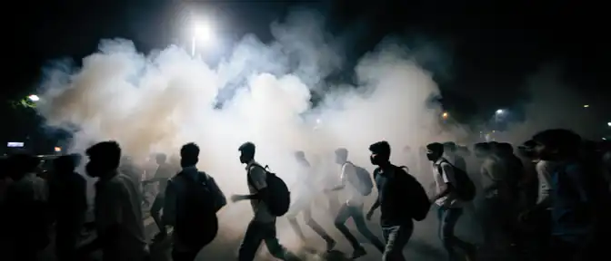 Столичный Нью-Дели в огне: полиция разогнала протесты студентов с помощью газа