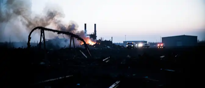 Пожарные ликвидировали крупное возгорание на заводе по выпуску пластика в Петушках