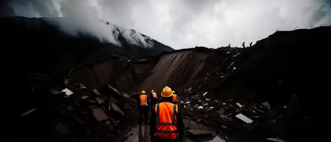 Трагедия на стыке границ: поиски более пятисот человек продолжаются после разрушительного селя