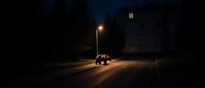 В Кузбассе специалисты устранили угрозу после появления медведя в жилом секторе Кемерово