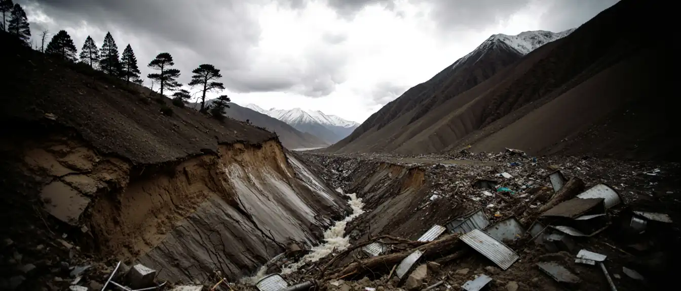 Трагедия в Тибете: число погибших при сходе селя продолжает расти